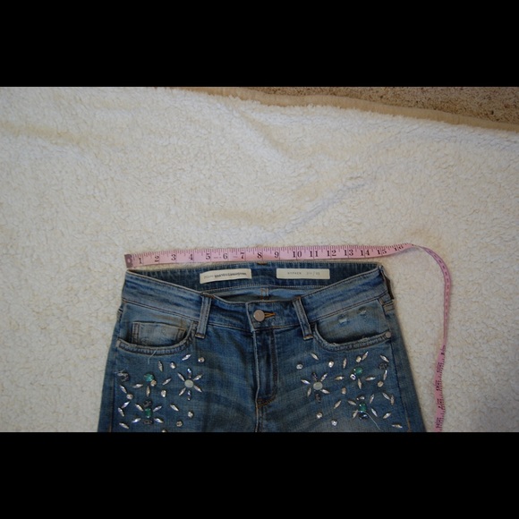 Anthropologie Pilcro Hyphen Bejeweled Jeans 25 - Picture 8 of 8